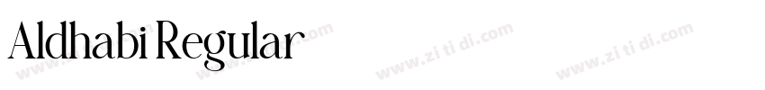 Aldhabi Regular字体转换
